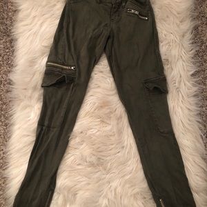 Olive Green GUESS Cargo Pants